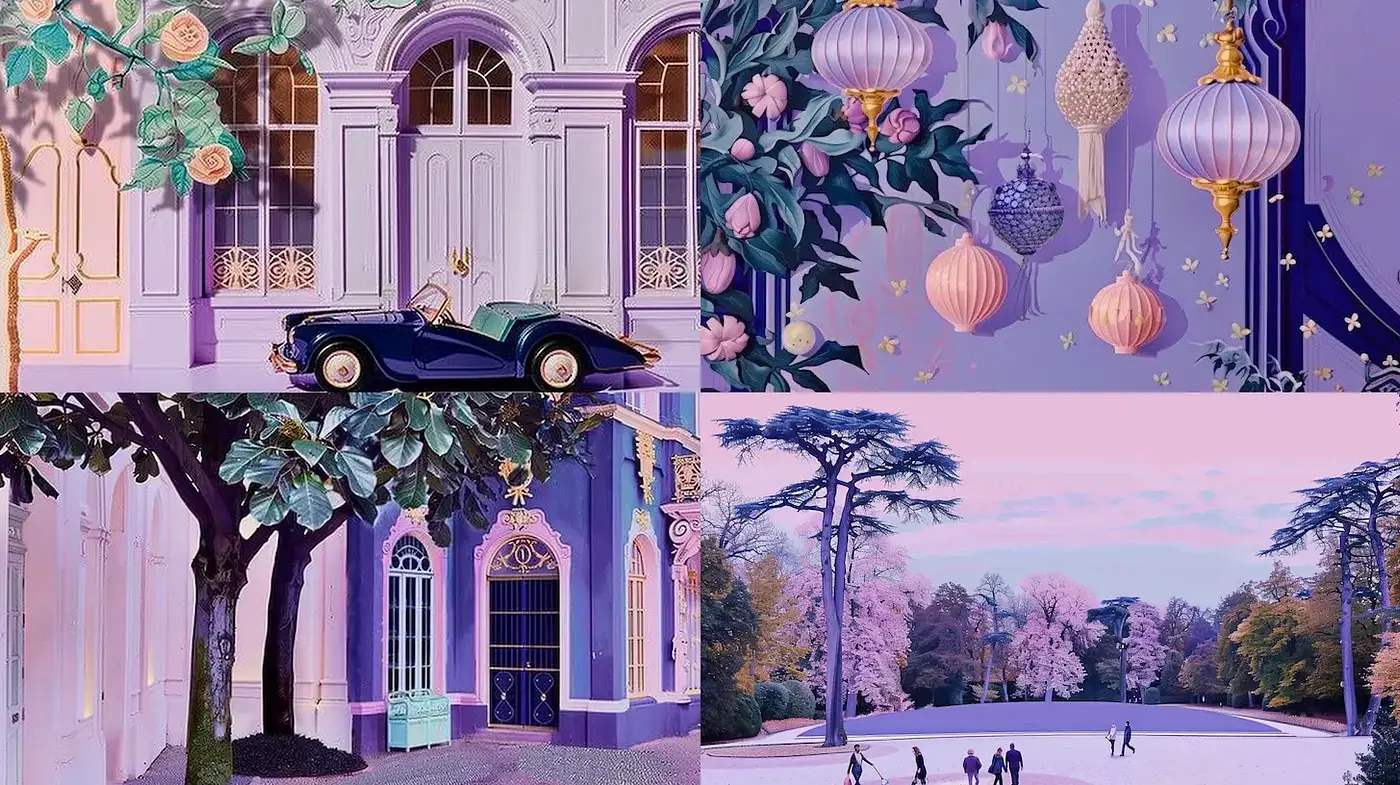 Elegant and Dreamlike Scenes with Soft Color Transitions - Midjourney sref style