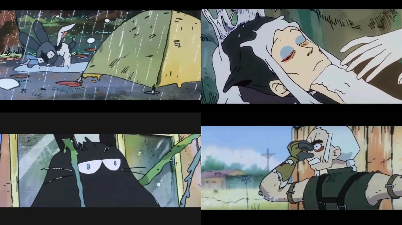 Ethereal Brushstrokes of Melancholic Nostalgia: A Homage to Painterly Anime - Midjourney sref style