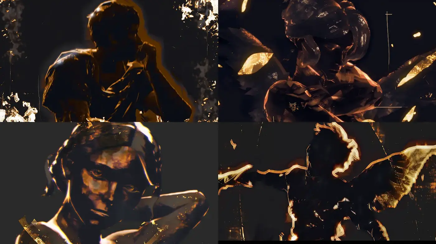 Lucid and Striking Interpretations of Classic Forms with Ethereal Glow - Midjourney sref style