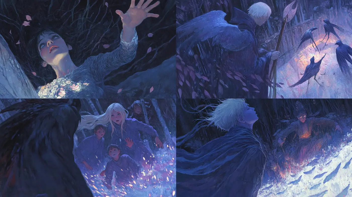 Ethereal Twilight Enchantment: A Mystical Journey Through Stylized Fantasies - Midjourney sref style