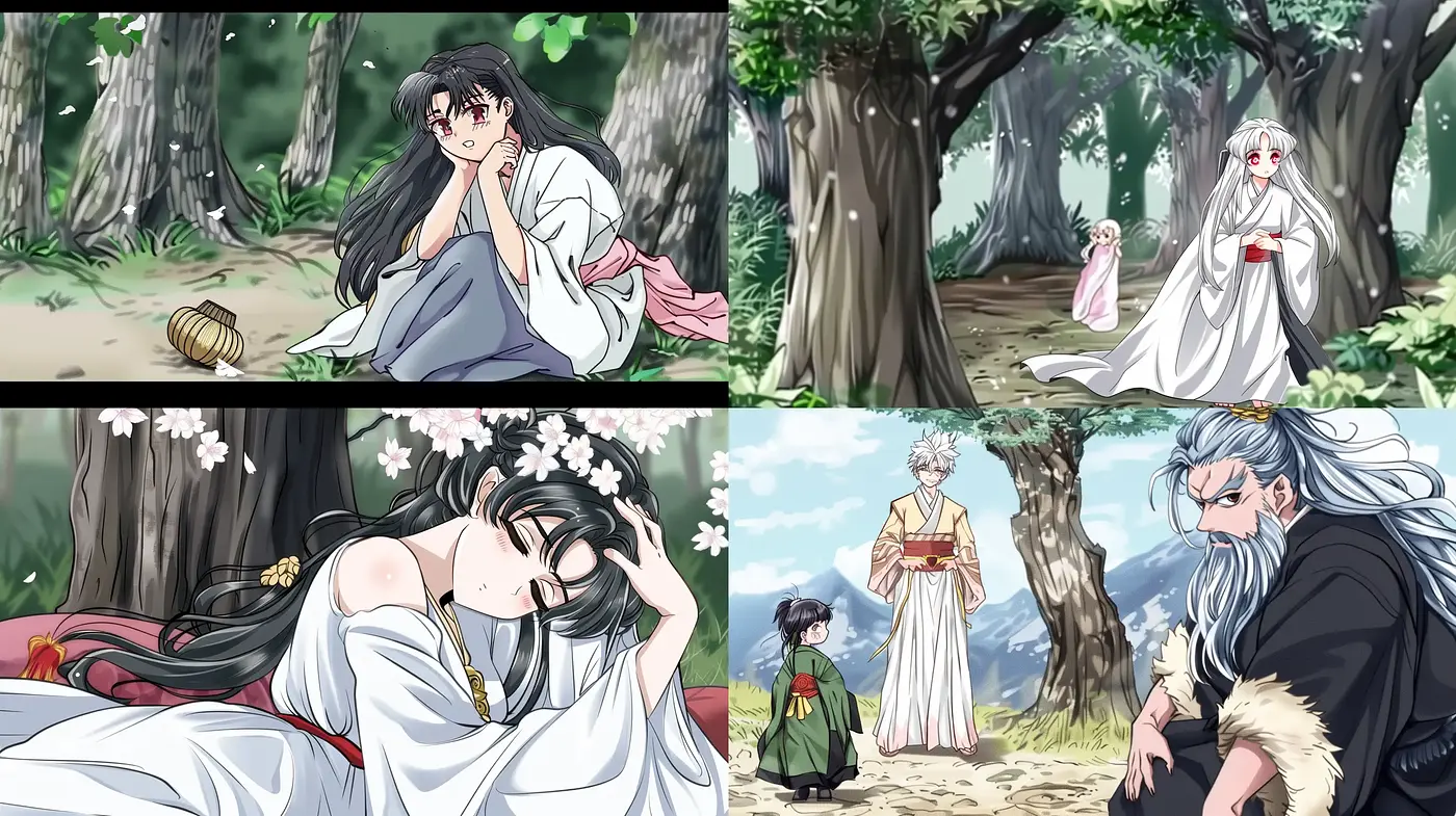 Ethereal Anime-Inspired Forest Scenes with Pastel Overtones - Midjourney sref style