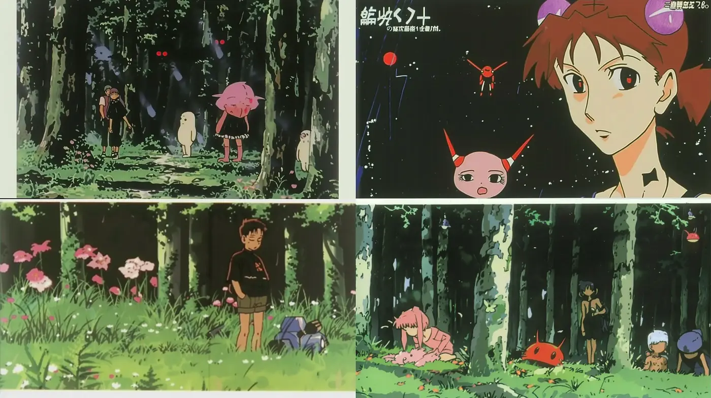 Enchanted Forest Anime: A Homage to Miyazaki's Whimsical Worlds - Midjourney sref style