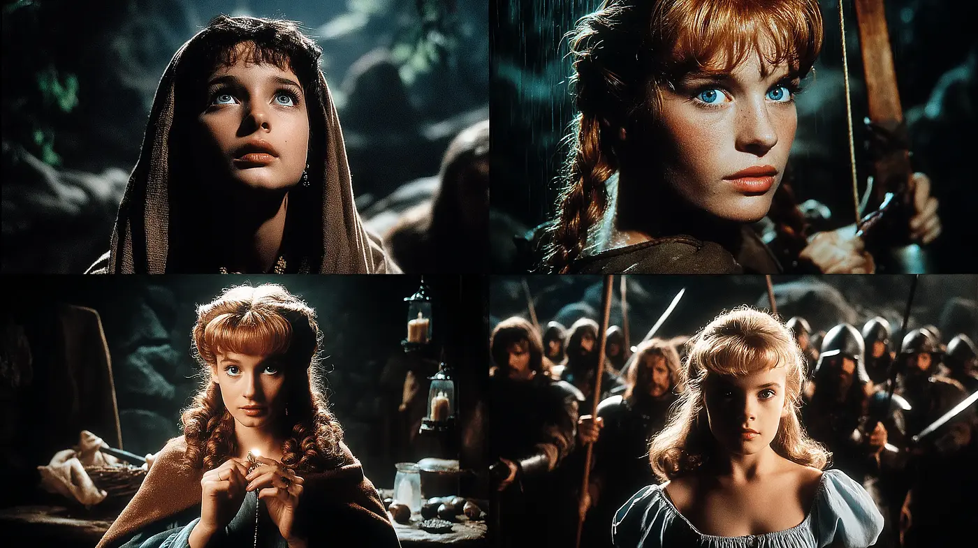 Mystical Fantasy Inspired by Classic Cinematic Techniques - Midjourney sref style