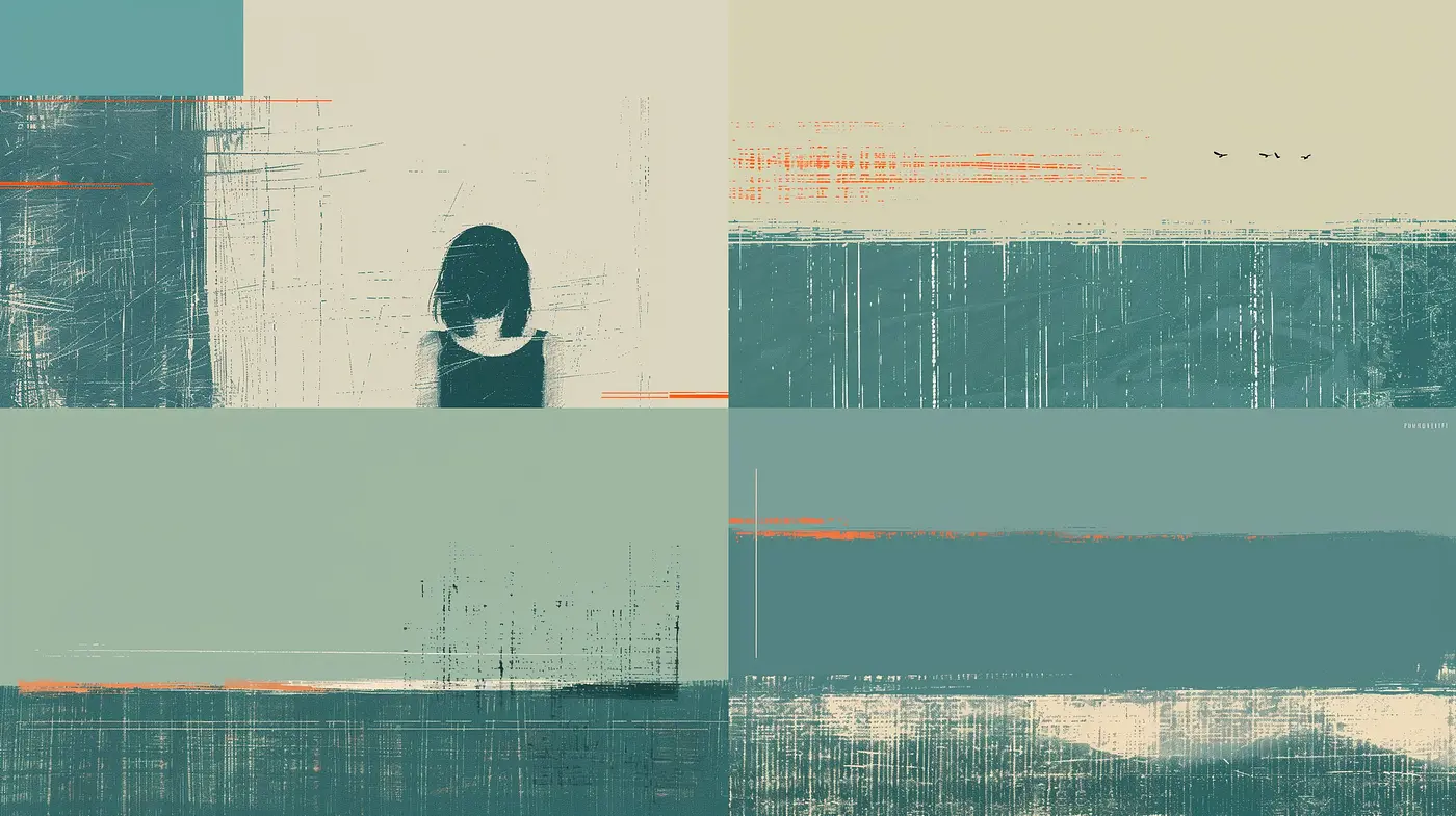 Ethereal Aquatic Serenity: A Harmonic Convergence of Textured Turquoise Hues and Abstract Minimalism - Midjourney sref style