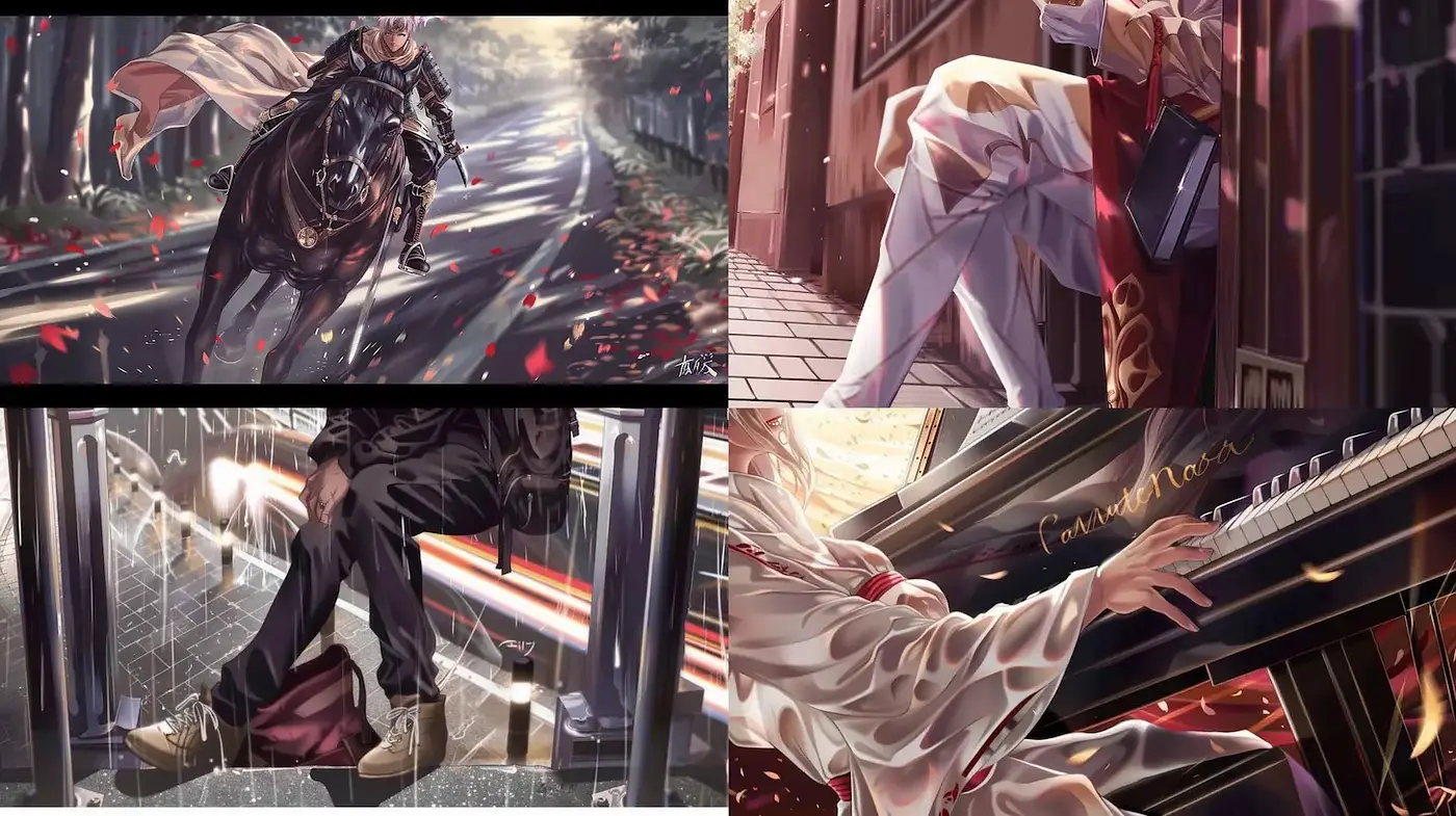 Dynamic and Evocative Visual Narrative in Modern Fantasy Illustration - Midjourney sref style