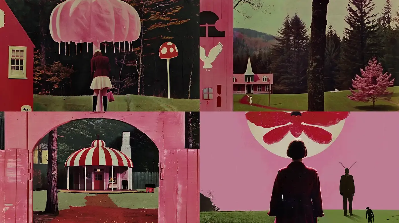 Whimsical and Surreal Dreamscape with a Playful Aesthetic - Midjourney sref style