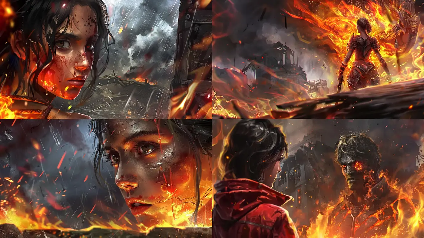 Epic Cinematic Apocalyptic Artistry - Midjourney sref style