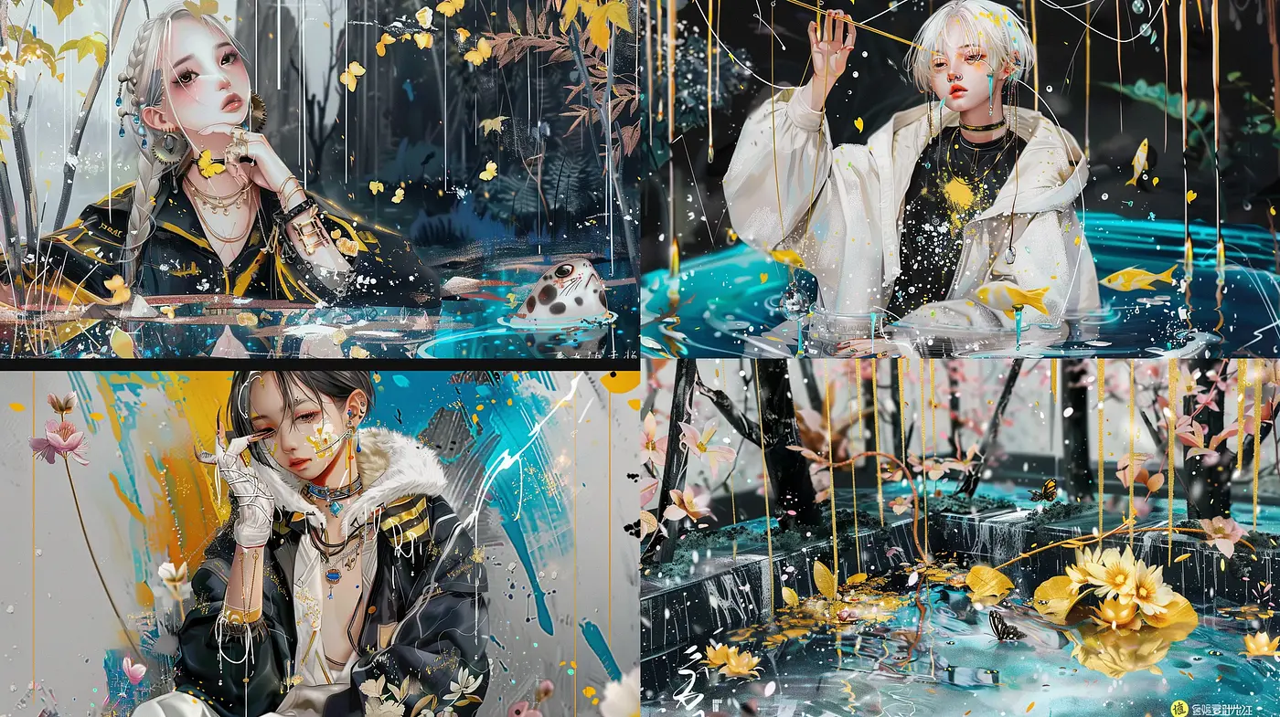 Contemporary Digital Impressionism with Vibrant Textures and a Splash of Nostalgia - Midjourney sref style