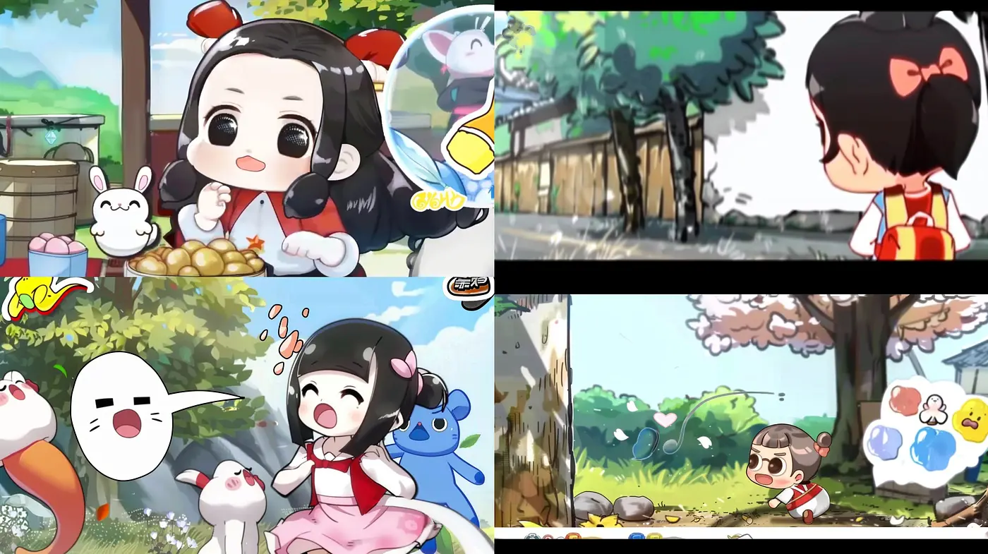 Consistent Pastel Harmony with Playful Anime Essence - Midjourney sref style