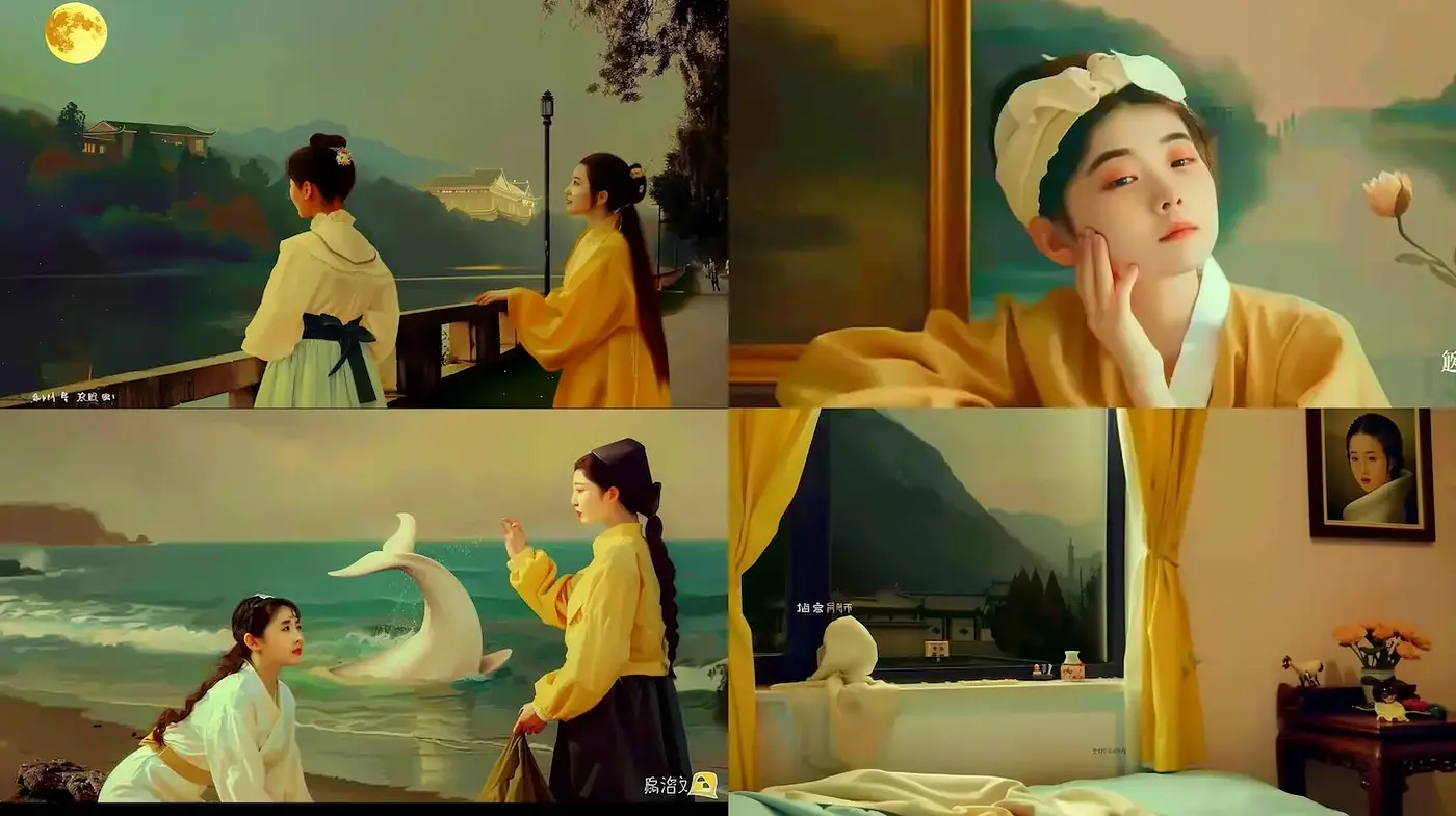 Dreamy Vintage Aesthetic with Soft, Serene Elements - Midjourney sref style