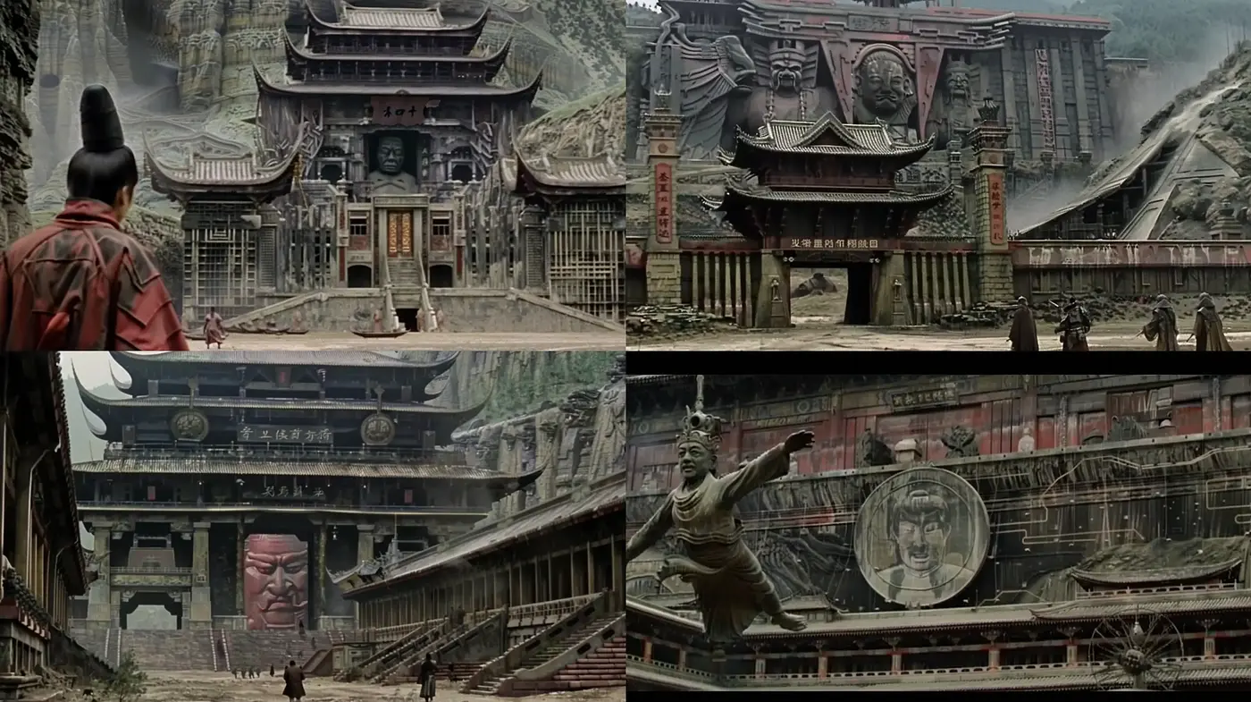 Cinematic East Asian Heritage in Sepia and Earth Tones - Midjourney sref style