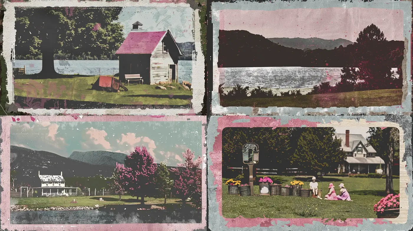 Nostalgic Tapestry of Time-Worn Americana - Midjourney sref style