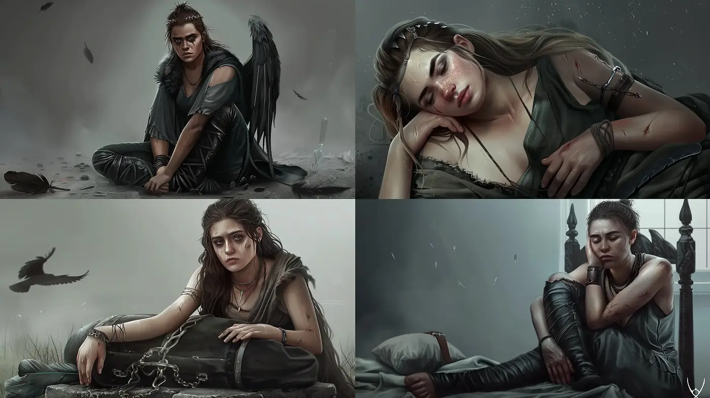 Ethereal Desolation in Monochromatic Hues - Midjourney sref style