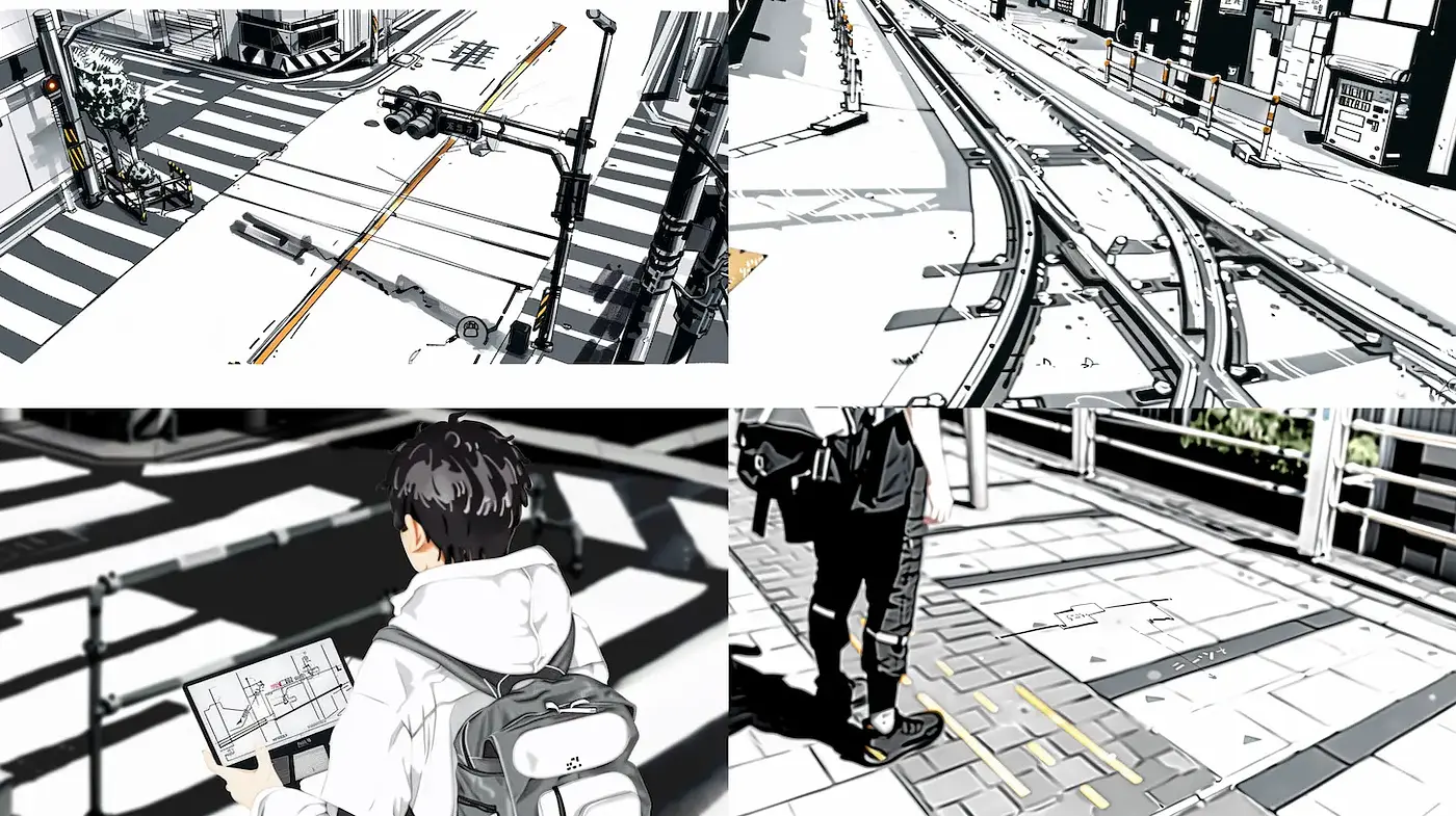 Urban Exploration with a Minimalist Aesthetic - Midjourney sref style