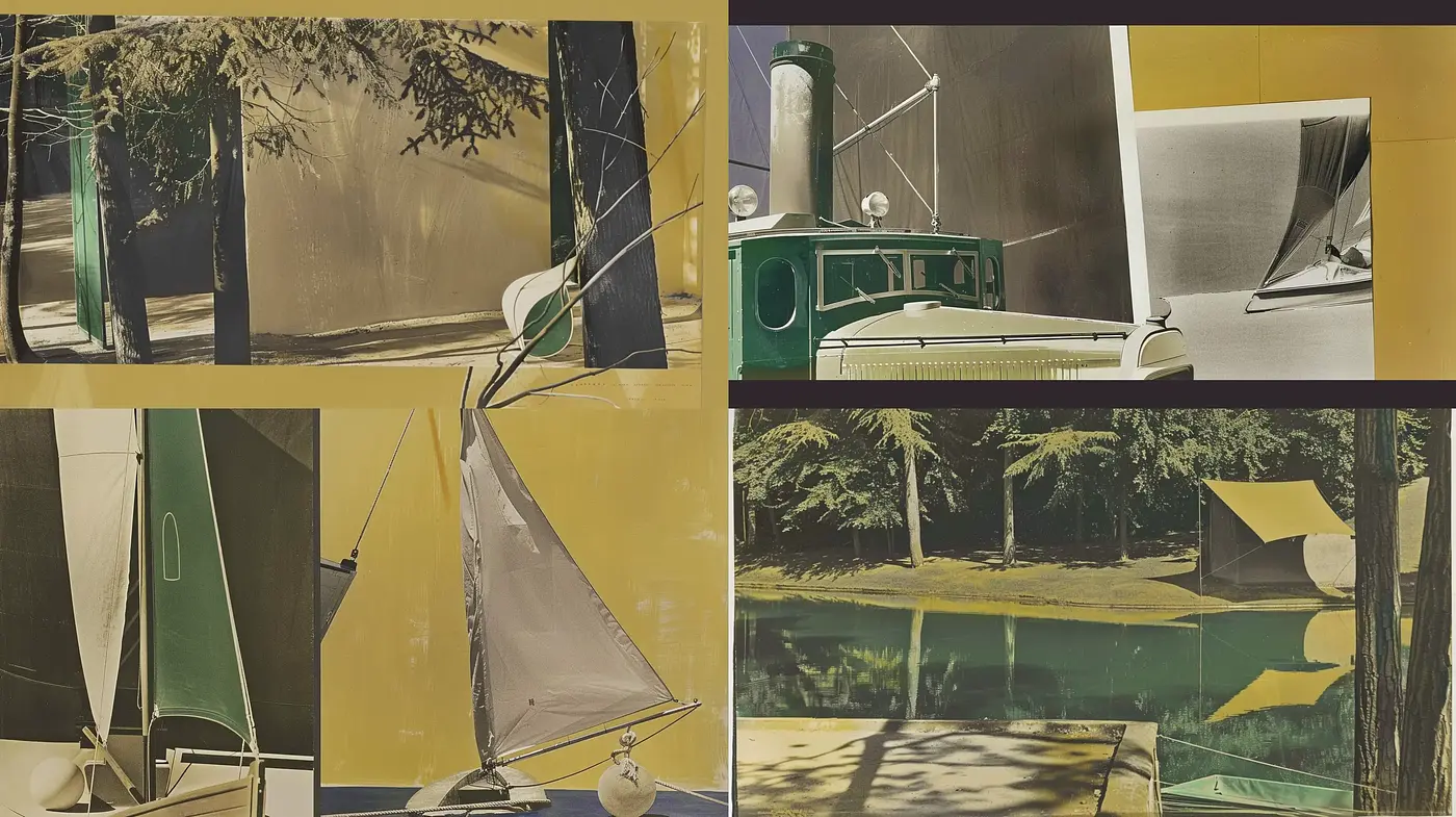 Earthy Tones Infused with Modernist Architecture Elegance - Midjourney sref style