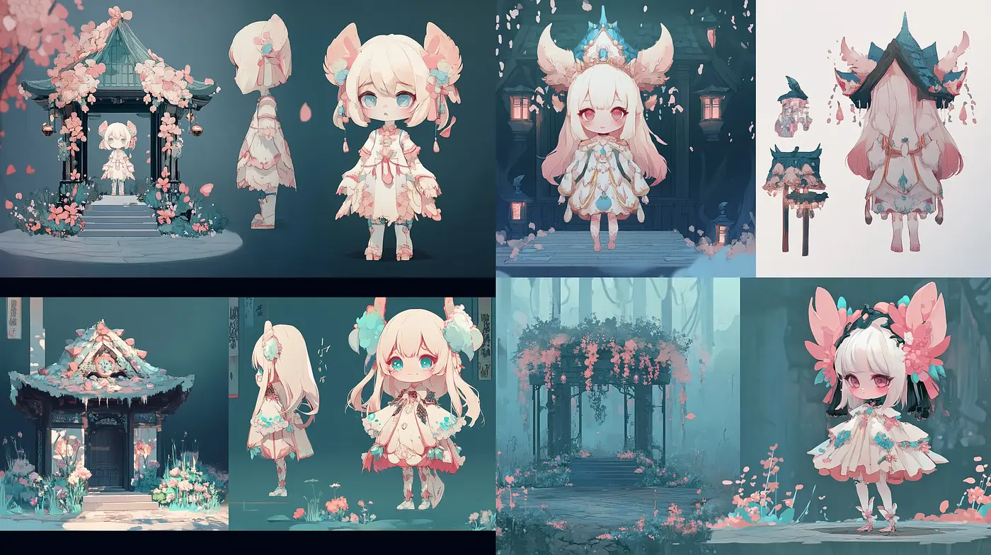 Enchanting Pastel Dreamscape: A Whimsical Fusion of Anime and Impressionism - Midjourney sref style