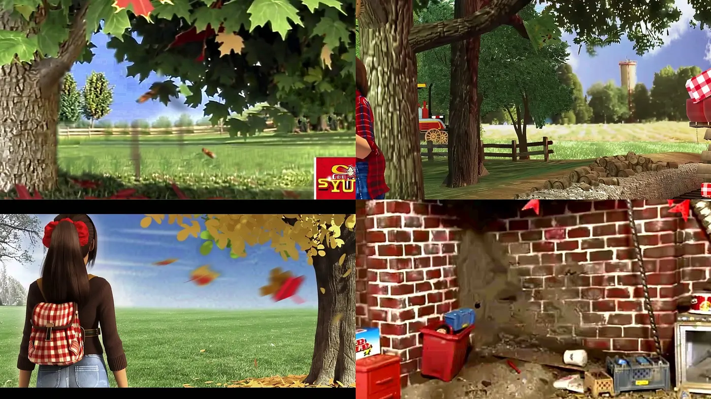 Consistently Stylized Autumn Vignettes: A Study in Pastoral and Urbane Textures - Midjourney sref style