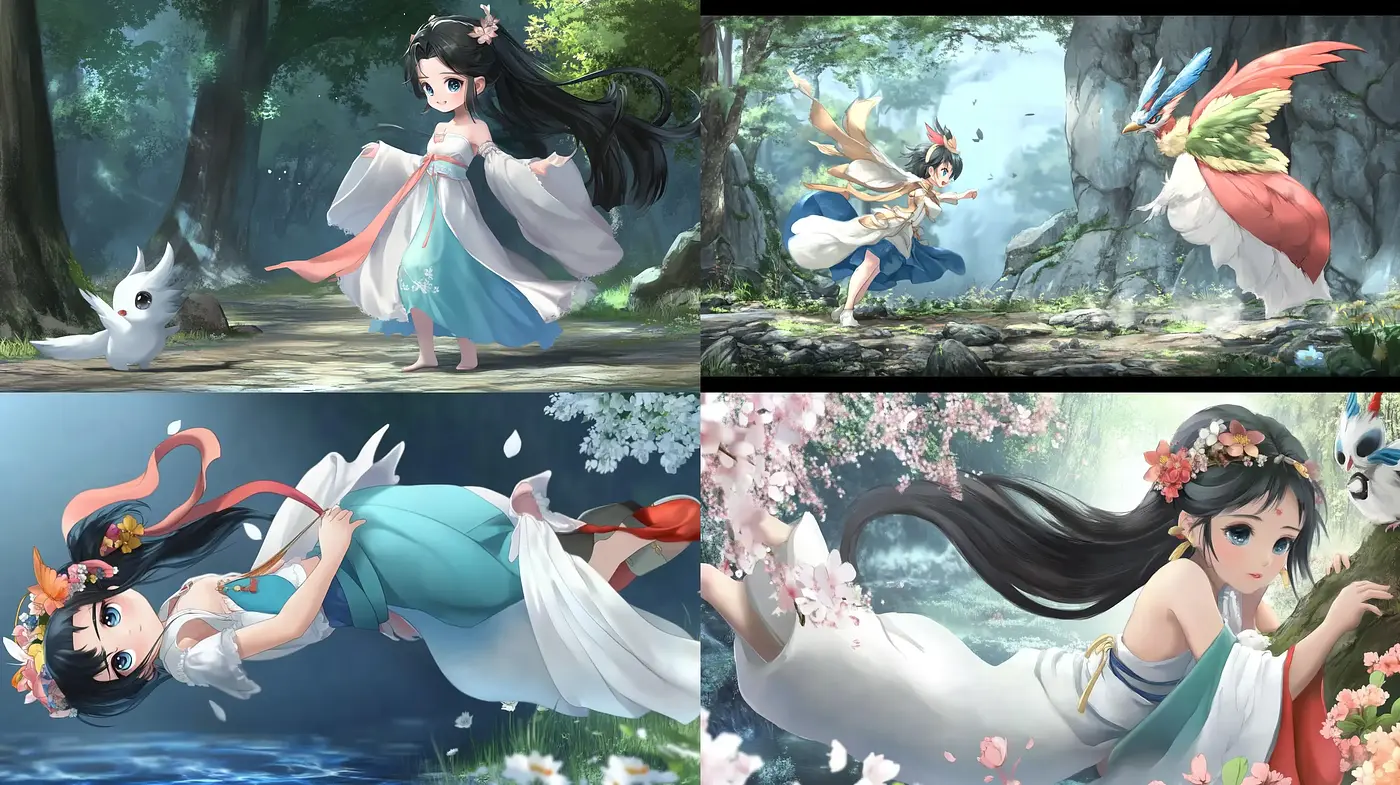 Ethereal Brushstrokes of Fantasy and Nature - Midjourney sref style