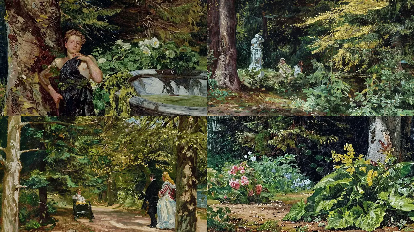 Enchanted Forest Realism with Classical Romanticism Influence - Midjourney sref style