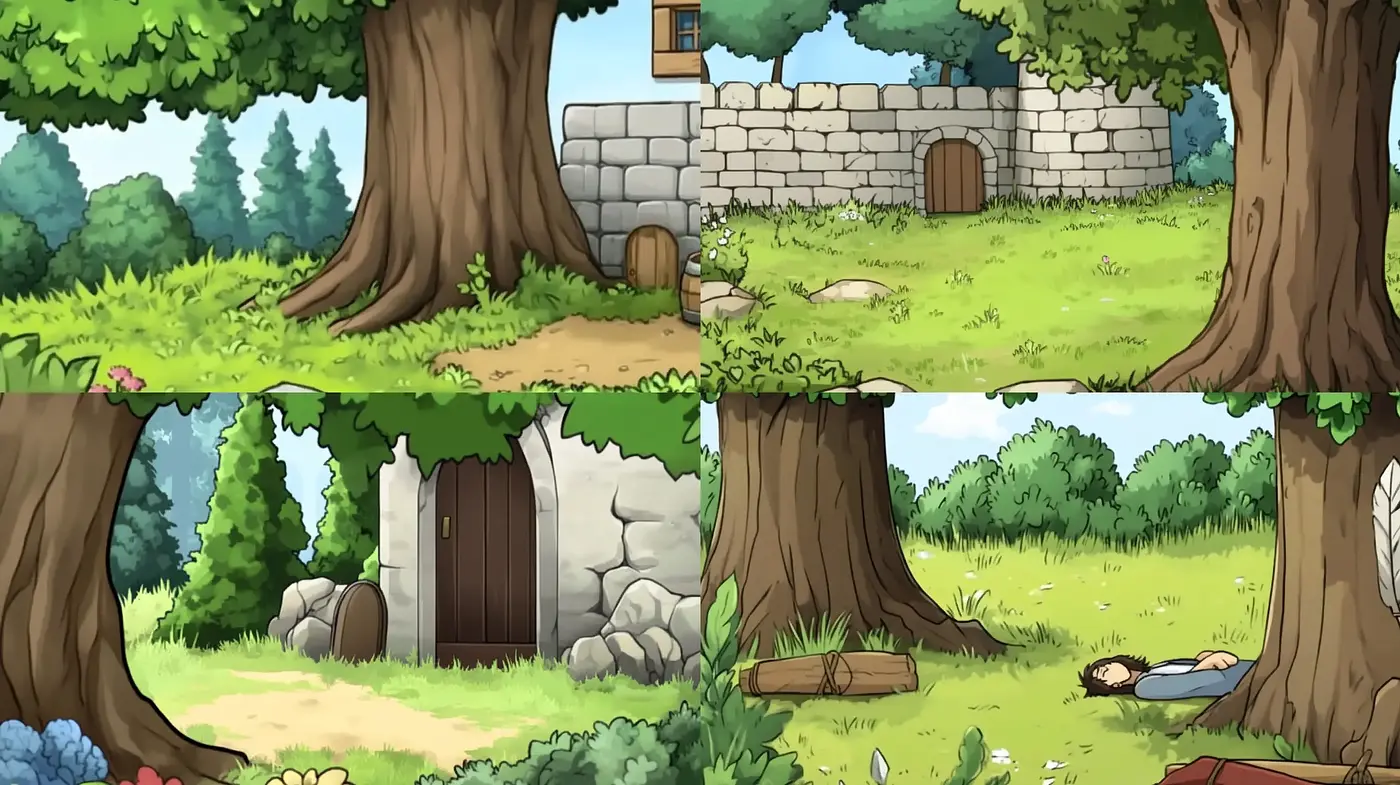 Enchanted Forest Tales: A Harmonious Blend of Pastel Hues and Idyllic Scenery - Midjourney sref style