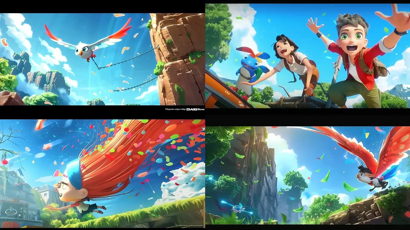 Vibrant and Energetic Animation-style Artistry with Consistent Thematic Elements - Midjourney sref style