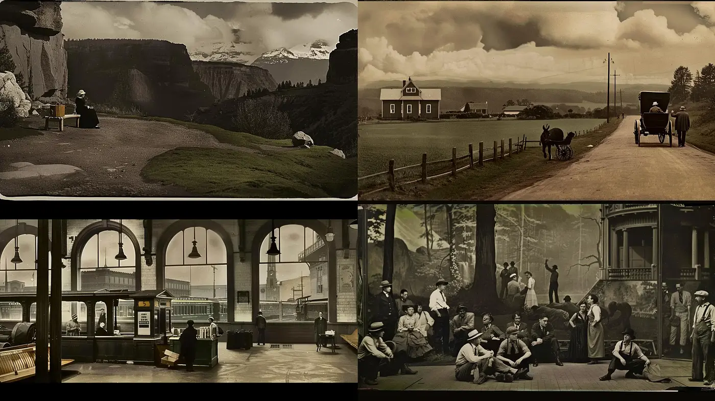 Timeless Sepia Echoes: A Journey Through Monochromatic Nostalgia - Midjourney sref style