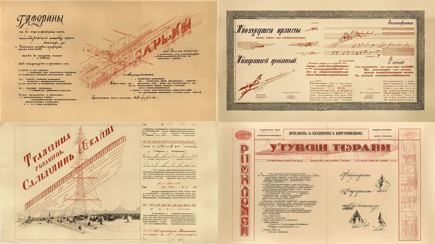 Dynamic and Expressive Vintage Typography in a Retro Artistic Style - Midjourney sref style