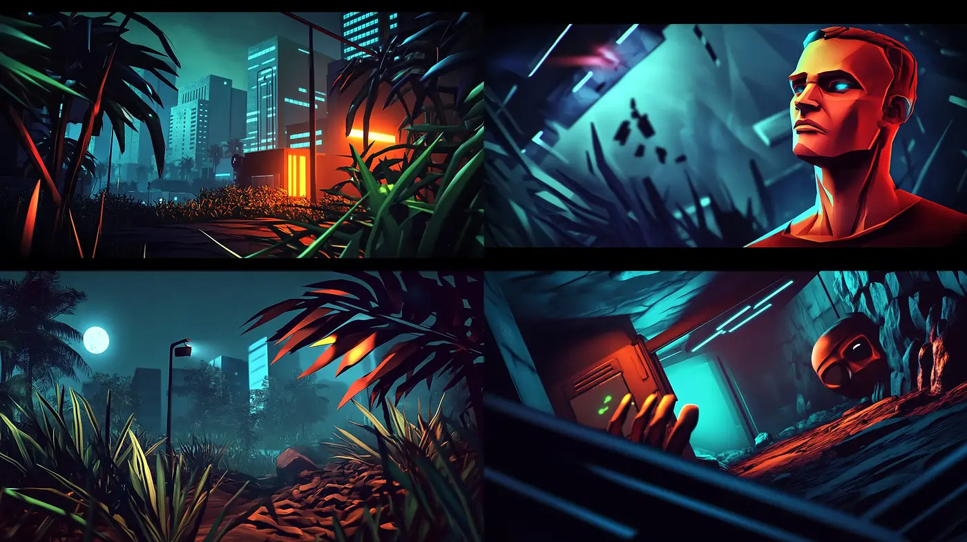 Dystopian Neon Dreams: A Consistent Cybernetic Vision - Midjourney sref style