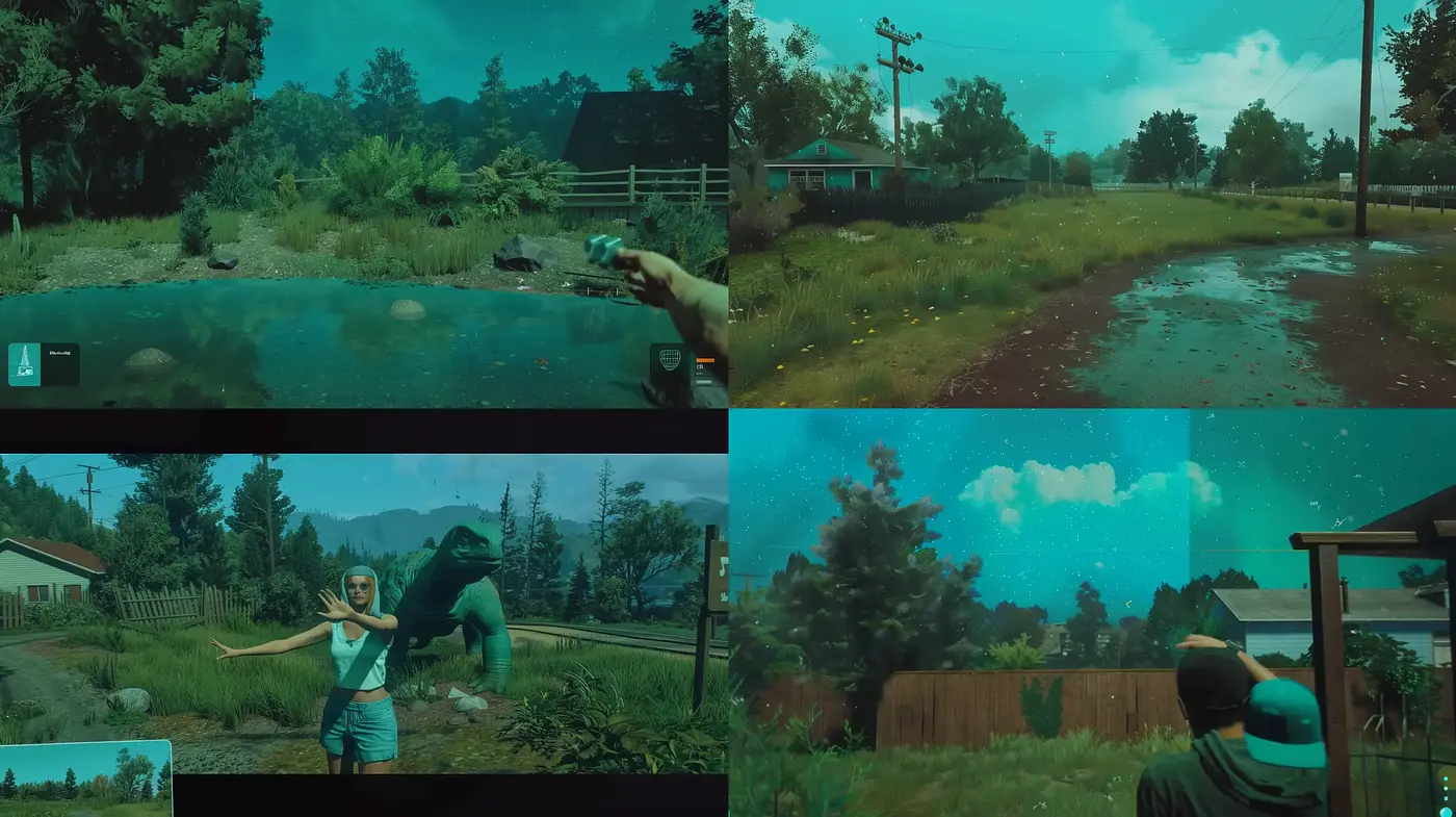 Consistent Rustic Charm with a Cinematic Lens Flare Touch - Midjourney sref style