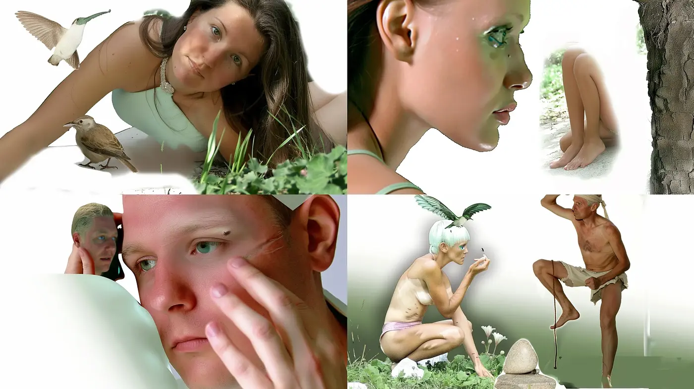 Serene Nature-Inspired Portraiture Fusion - Midjourney sref style