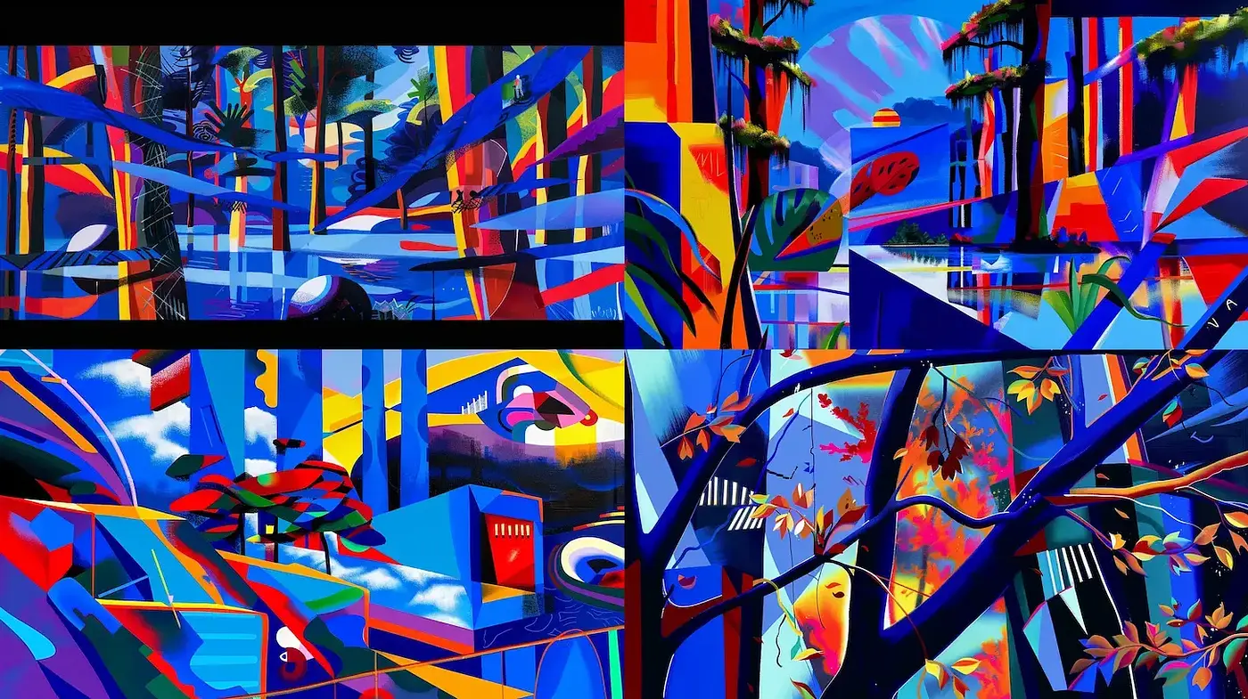 Vibrant and Dynamic Expressionism with a Touch of Harmony - Midjourney sref style