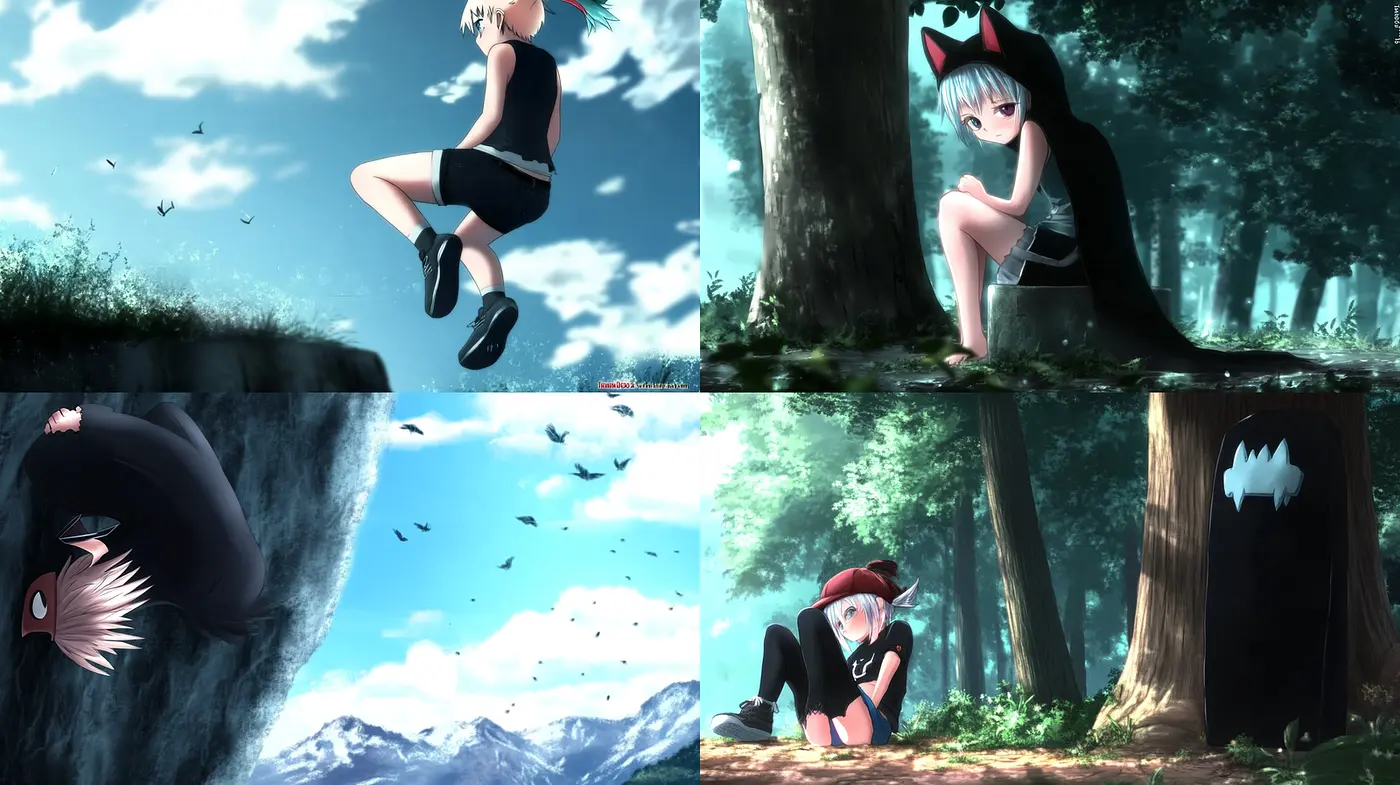 Whimsical and Lighthearted Aesthetic with a Touch of Anime Influence - Midjourney sref style