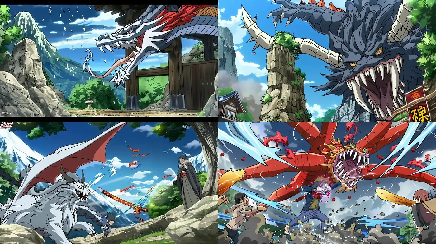 Dynamic and Vivid Fantasy in a Richly Detailed Artistic Style - Midjourney sref style