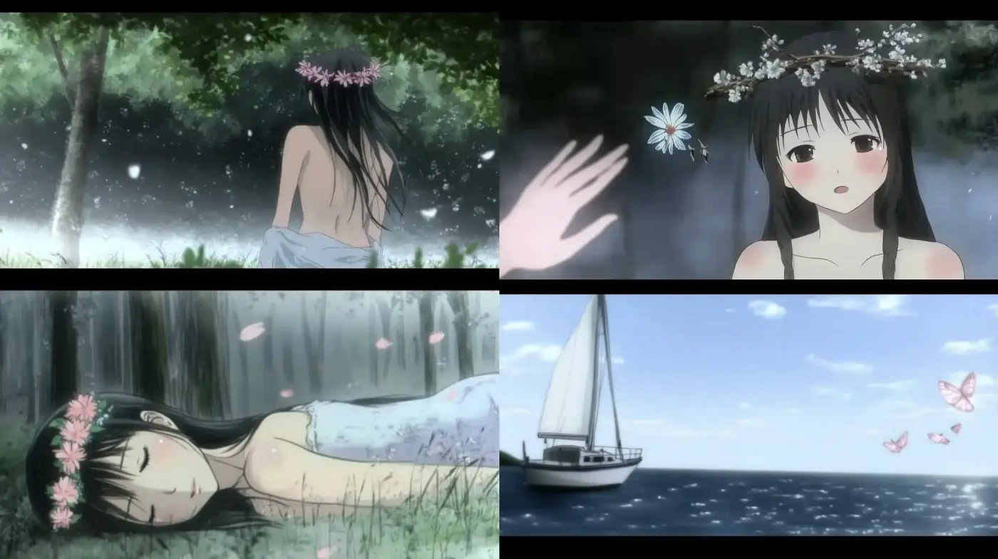 Ethereal Anime-Inspired Pastoral Dreamscape - Midjourney sref style