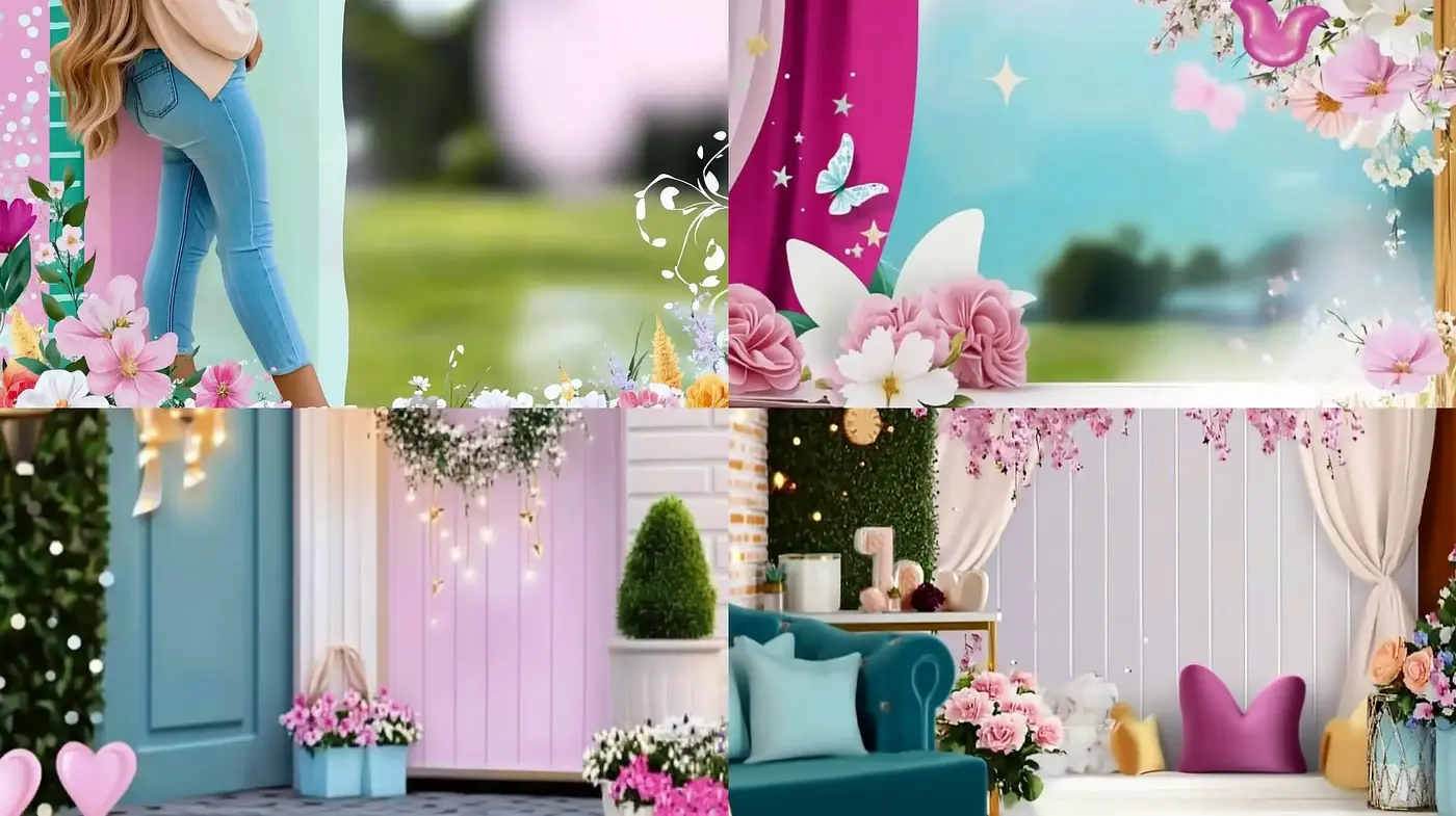 Soft Pastel Dreamscapes with Whimsical Flourishes - Midjourney sref style