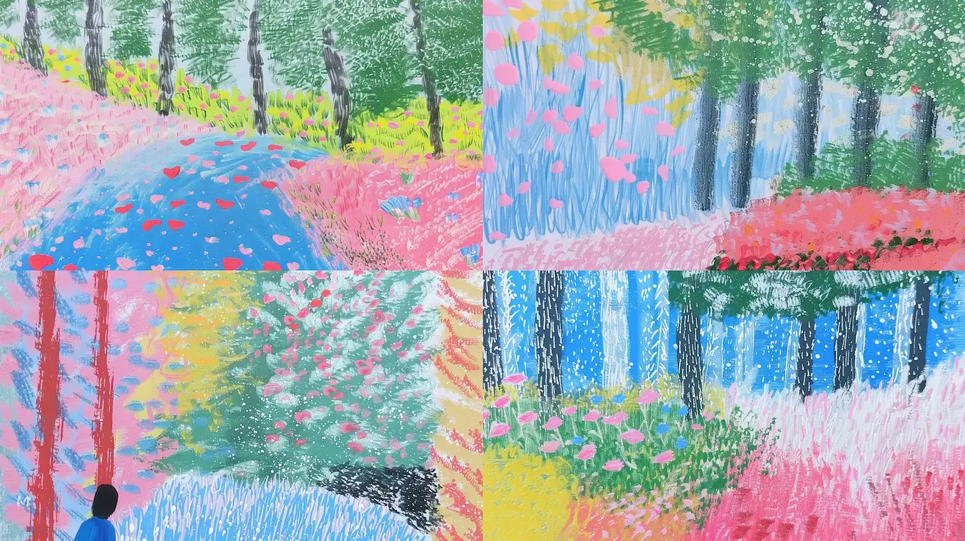 Vibrant Dreamscapes with Impressionistic Flourishes - Midjourney sref style