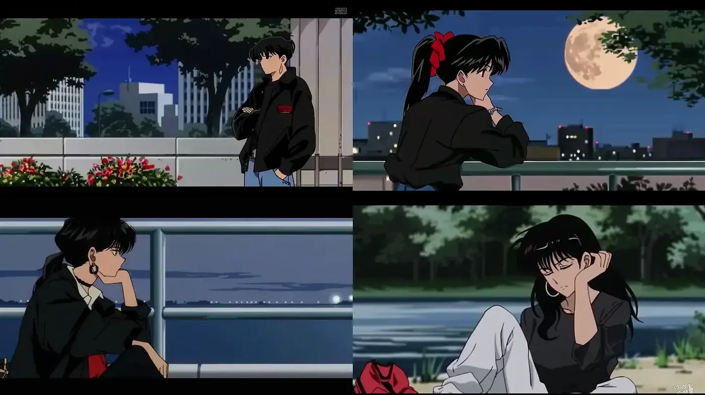 Stylized Emotional Exploration in Urban Settings with Nostalgic Undertones - Midjourney sref style