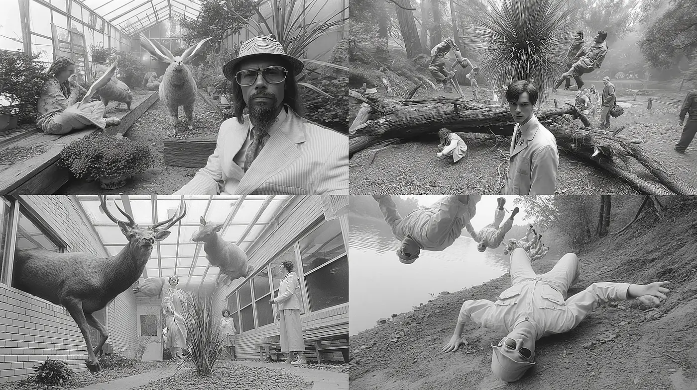 Surrealist Exploration with a Whimsical Touch - Midjourney sref style