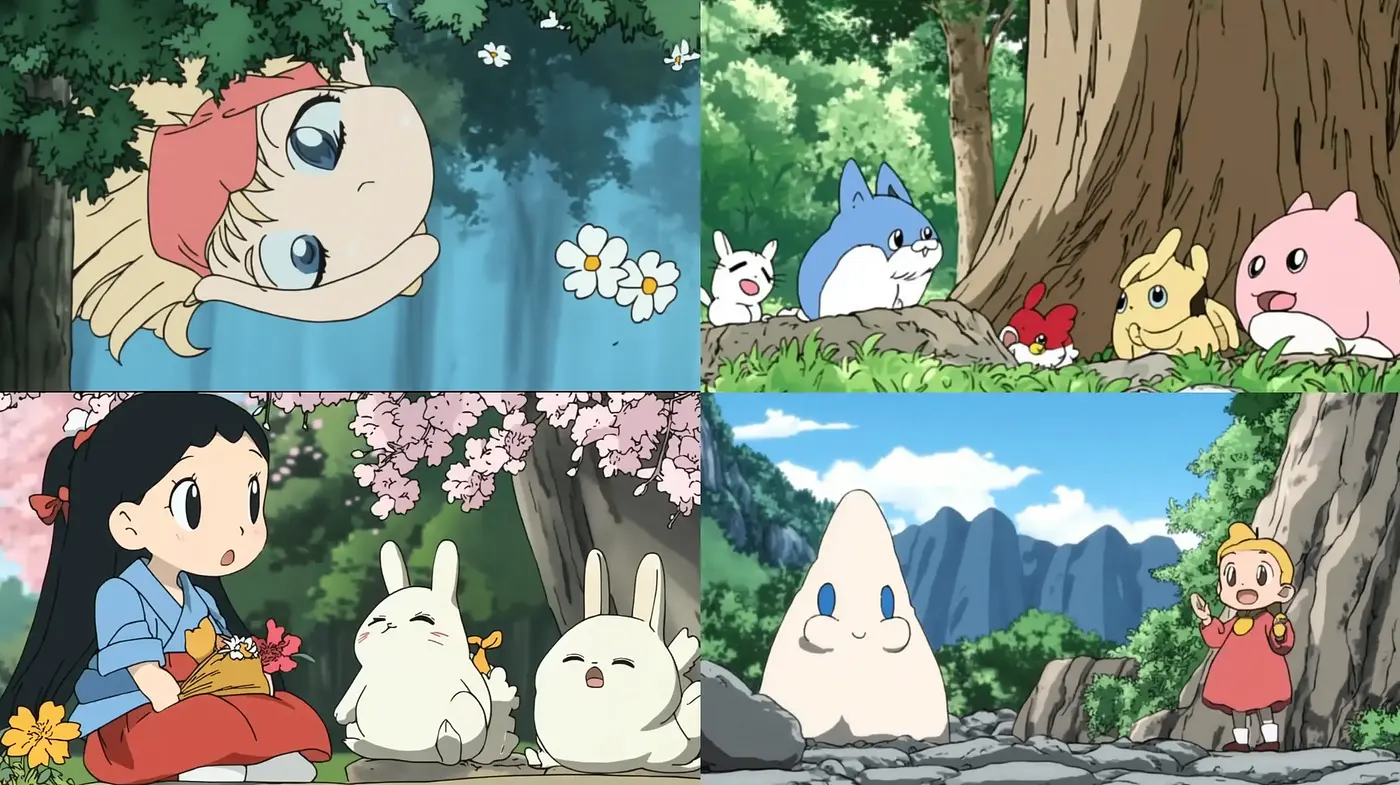 Whimsical Serenity in Pastel Dreamscape: A Homage to Ghibli's Ethereal Animation - Midjourney sref style