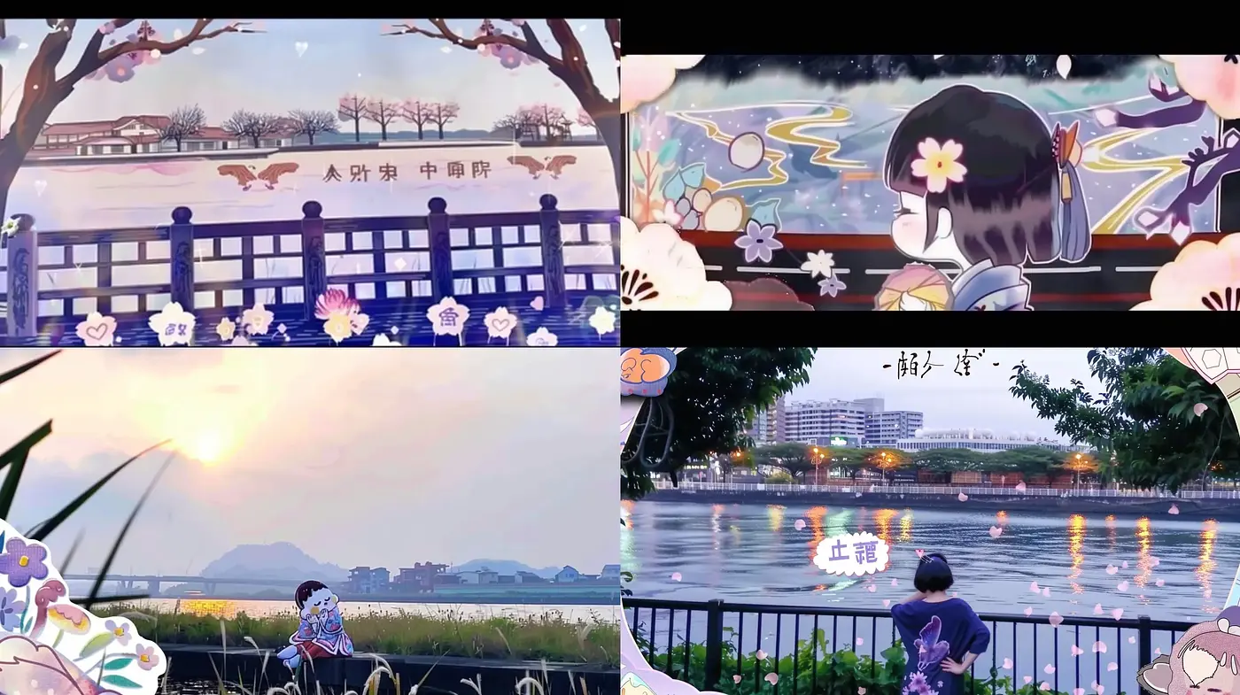 Serene Dusk Hues with Delicate Anime Illustration Techniques - Midjourney sref style