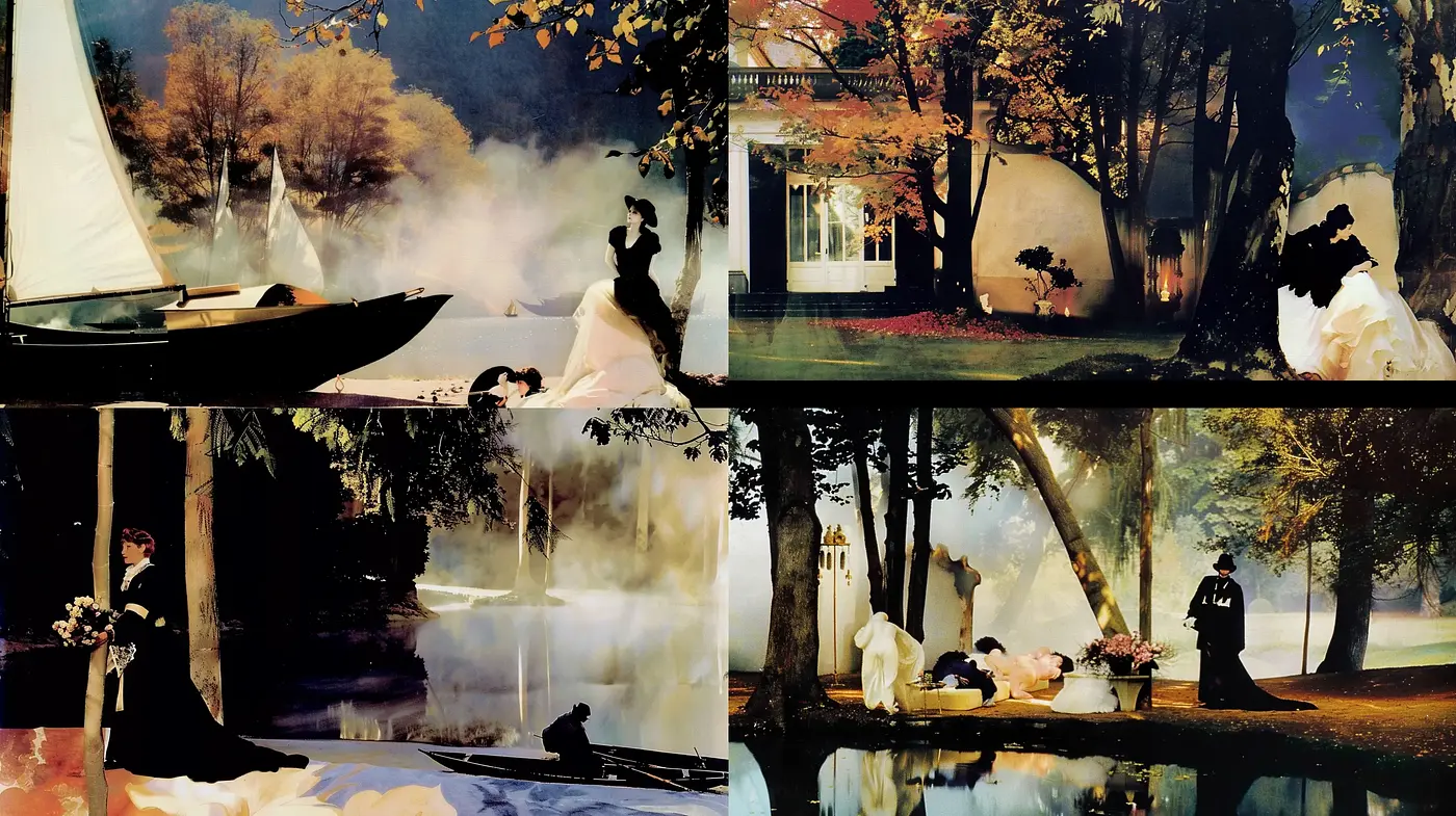 Ethereal Reflections of a Dreamlike Victorian Era - Midjourney sref style
