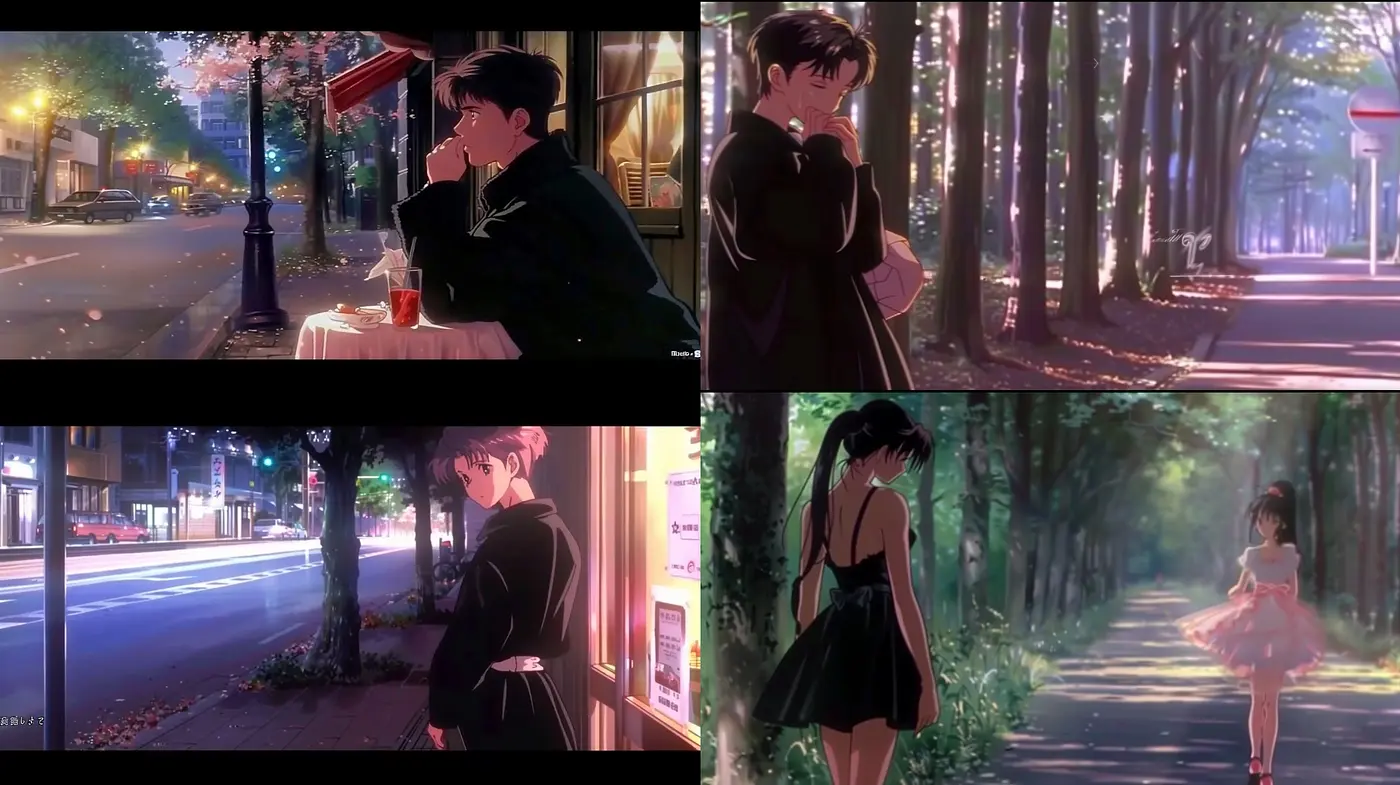 Ethereal Twilight Hues and Anime Serenity - Midjourney sref style