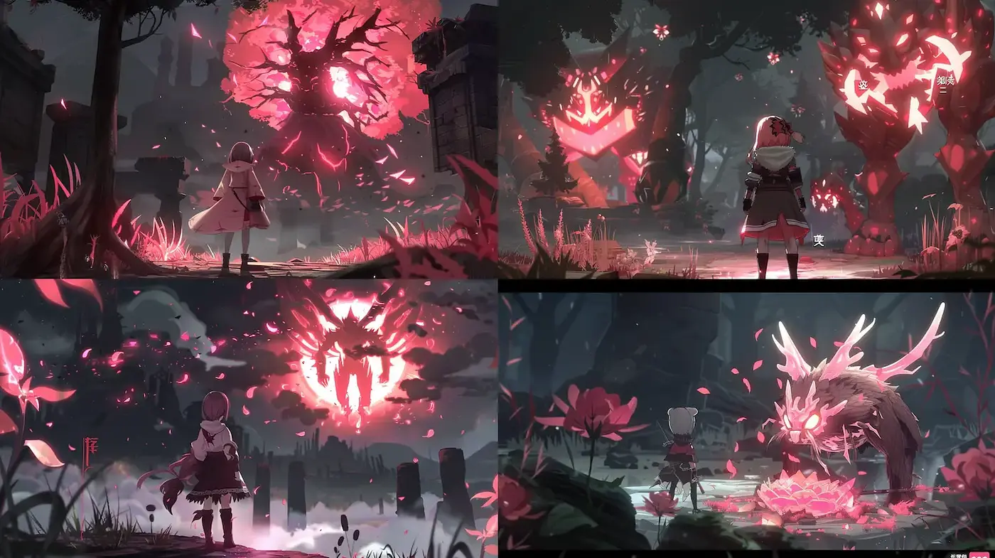 Enigmatic Fantasy Art with a Dark, Ethereal Atmosphere - Midjourney sref style