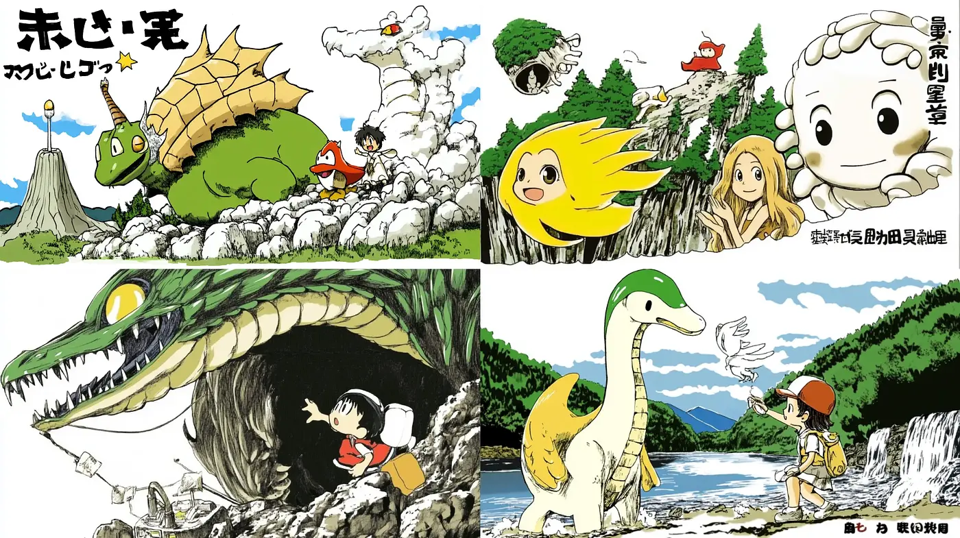 Whimsical Anime-Inspired Fantasy Renderings - Midjourney sref style