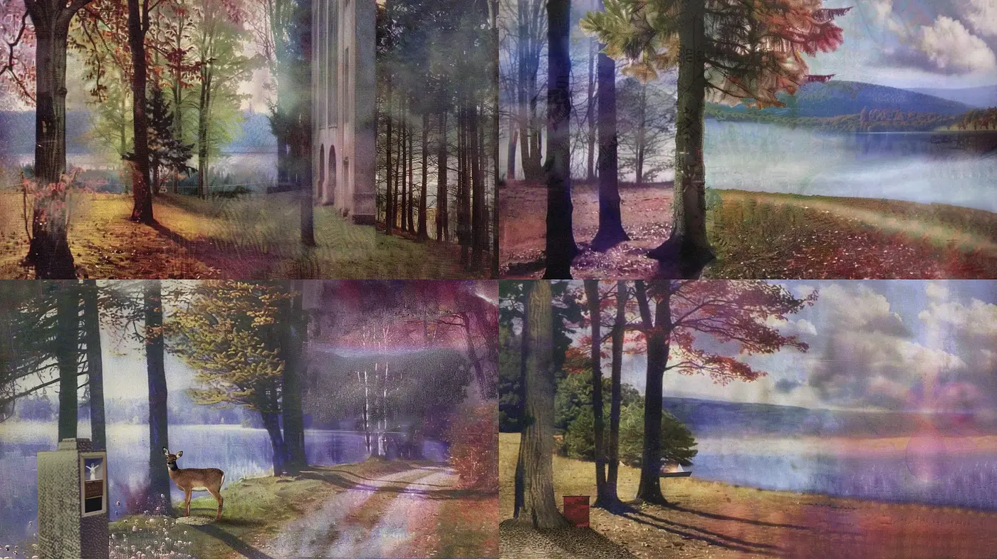 Ethereal Dreamscapes of Translucent Hues - Midjourney sref style