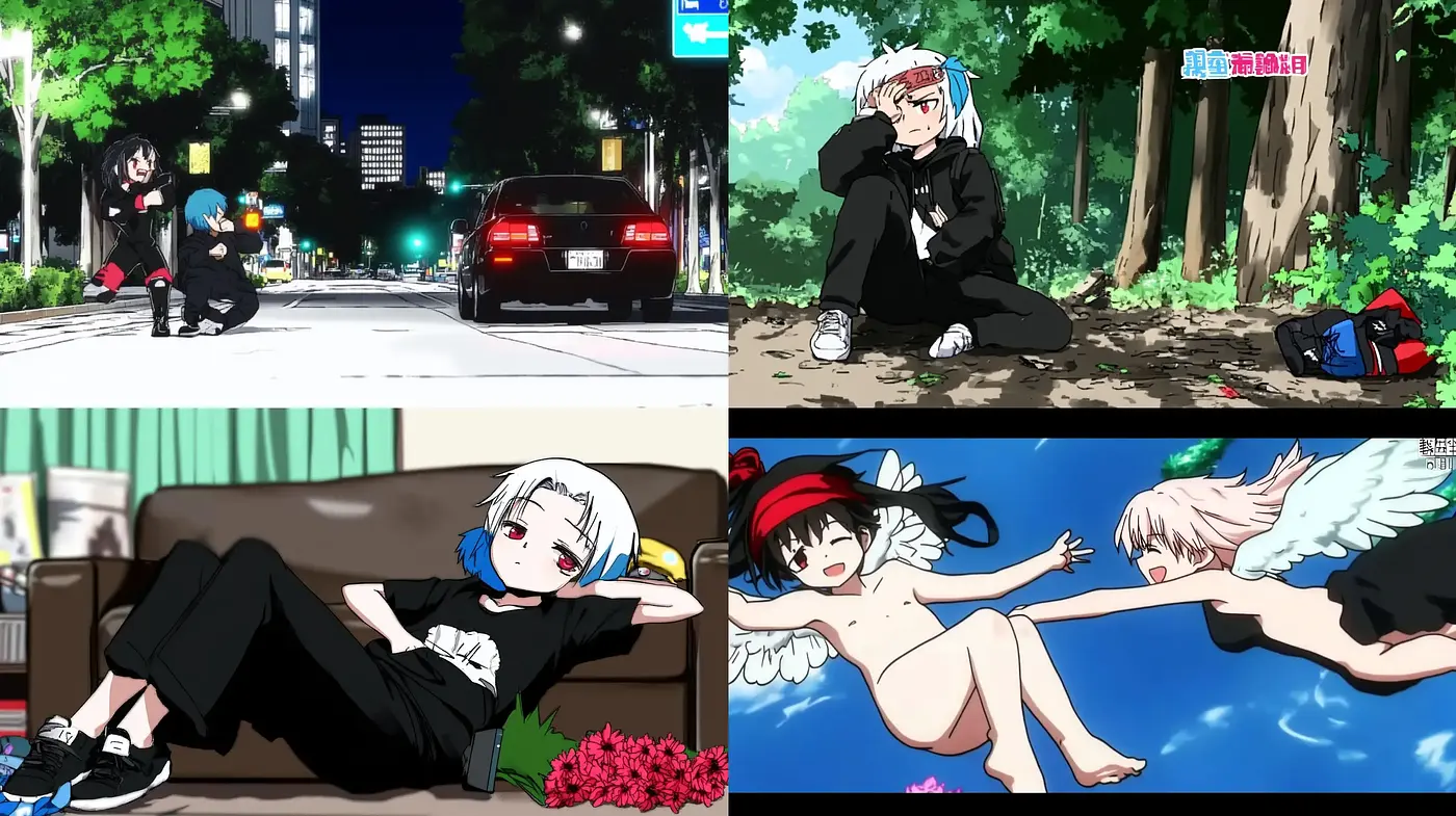 Modern Anime Street Style with Vibrant Expressiveness - Midjourney sref style