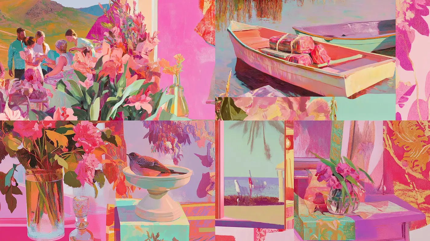 Luminous Pastel Dreamscapes with Impressionist Allure - Midjourney sref style