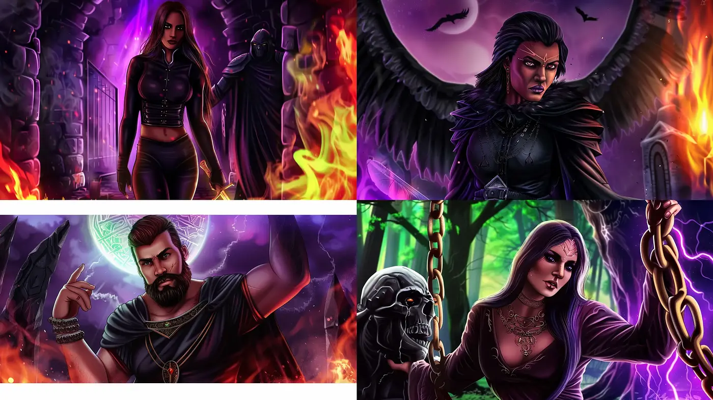 Mystical and Enigmatic Fantasy Realism - Midjourney sref style