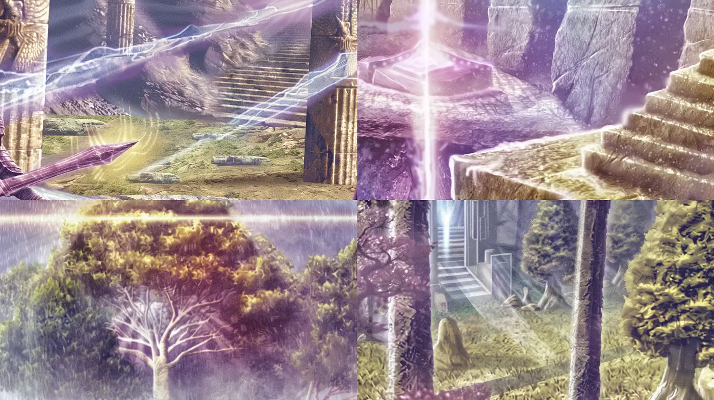 Ethereal Pastel Dreamscape with Luminous Hues and Surreal Textures - Midjourney sref style