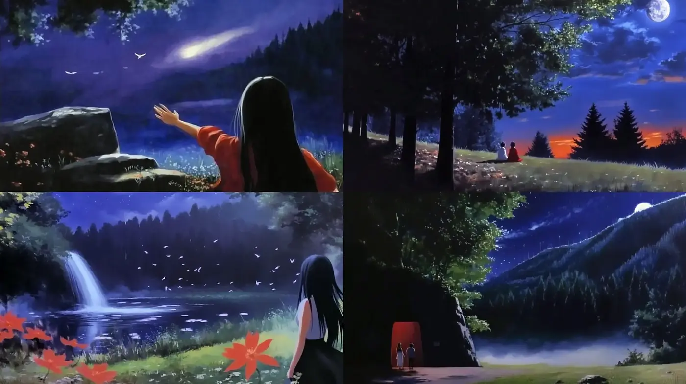 Ethereal Twilight Ambience with Consistent Twilight Hues - Midjourney sref style